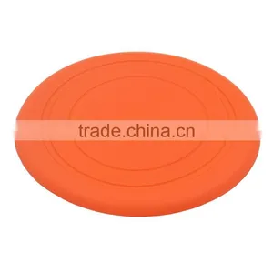 Pet Dog Puppy Safe Exercise Silicone Flying Disc With Eco-friendly Material thumbnail-1
