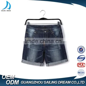 Hot ! Latest Design Cotton Frayed Children Jeans Short Pants Hand Brush Stylish Jeans Pants for Boys thumbnail-1