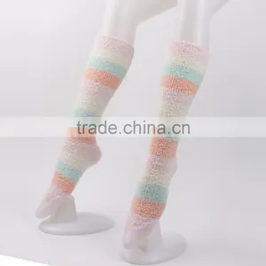 New Women Winter Women Ladies Soft Warm Fluffy Bed Socks Thickening Velvet Bow Thermal Cute Socks thumbnail-1