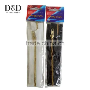 D&D Short Metal Zipper For Garment Accessories thumbnail-3