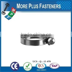 Made in Taiwan Stainless Steel Strong Stainless Steel Hose Clamps Flexible Hose Clamp European Style thumbnail-5