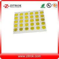 Aluminum Single-side Immersion Gold PCB With White Soldermask thumbnail-1