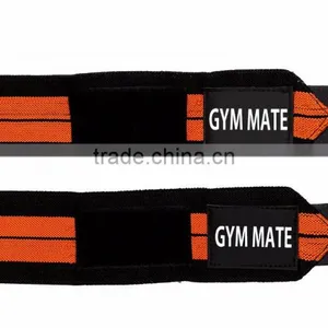 Weight Lifting Sports Elastic Wrist Wrap 12" thumbnail-4