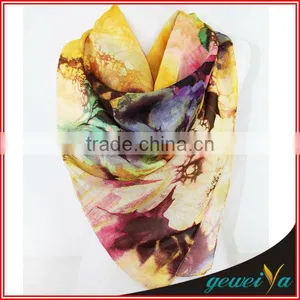 Digital Chiffon Printing Scarves thumbnail-1