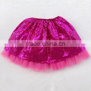 Newborn Shiny Sequins Tutu Skirts Baby Girls Lace Skirts Wholesale Hot Shorts for Kids thumbnail-3