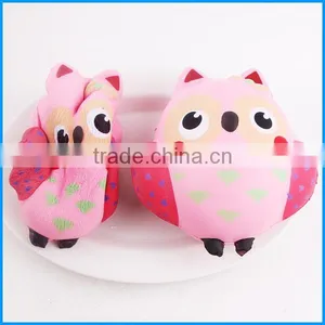 Stress Release or Photography Props Squishy Kawaii Slow Rising Owl Toys thumbnail-2