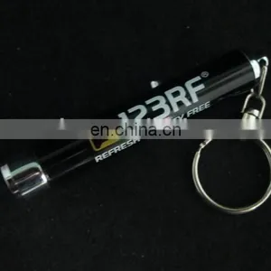Multicolor Mini Logo Projector Logo Keyring Led Light Keychain thumbnail-5