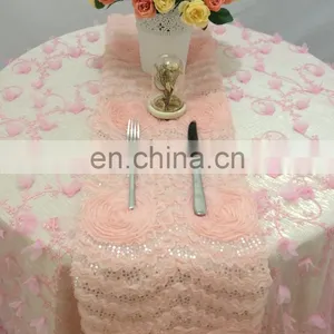 New High-end Product Lace With Sequin Fancy Beautiful Table Runners thumbnail-4