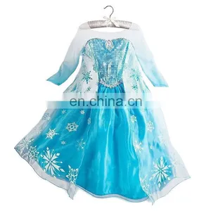 Hot Sales Custom Made Elsa Dress Cosplay Costume for Party Frozen Elsa Costume Elsa Dress FC2018 thumbnail-1