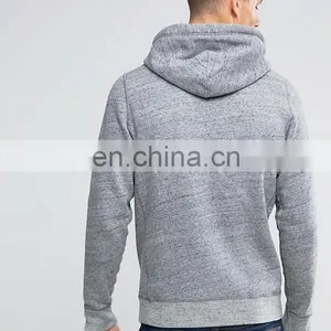 Hot Applique Logo Mens Hoodie Fashion 2016 in Grey thumbnail-2