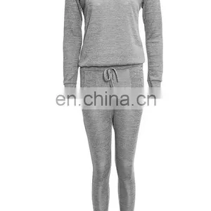2016 China OEM Ladies Womens Casual Leisure LOUNGE WEAR Set JOGGERS Tracksuit thumbnail-5