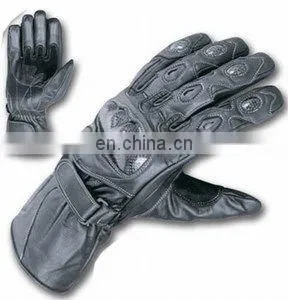 Leather Motorbike Racing Gloves, Cow & Buffalo Leather Gloves,Racing Garments thumbnail-1