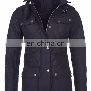 Wholesale Quilted Jackets - Mens Padded Diamond Quilted Coat thumbnail-1