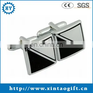 Classical Personalized Nickle Plate Men Metal Wedding Cufflinks thumbnail-1