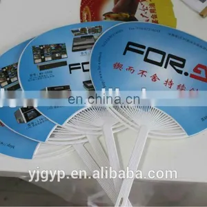 Customized Shaped Plastic pp Fan for Promotional thumbnail-6