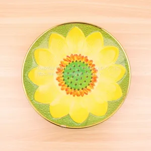 Factory Direct Wholesale Sunflower Plastic Plates thumbnail-1