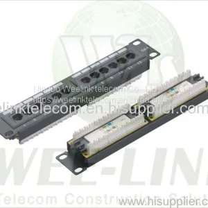 Cat5e 12port Patch Panel 1U thumbnail-1