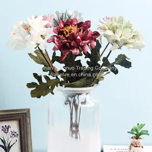Cheap Artificial Flower Wedding Photography Hand Bouquet Single Stem PE Peony thumbnail-2