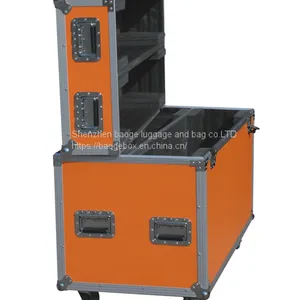 Led Tv/universal Case 7 Inch Record Flight Case N4 Double Guitar Led Par thumbnail-2