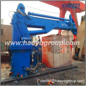 Customized Ship Crane 10m/12m/20m Offshore Marine Crane for Sale thumbnail-1
