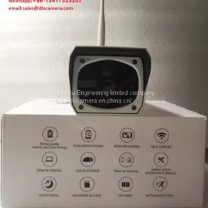 1920X1080p 2MP Solar Wireless 64G SD IP Camera With Two Ways Audio and APP of Smart Mobile thumbnail-4
