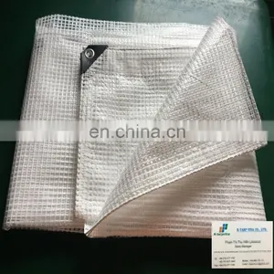 180 Gr/sqm LENO TARPS / CLEAR POLY TARPS / TRANSPARENT LENO TARP thumbnail-1