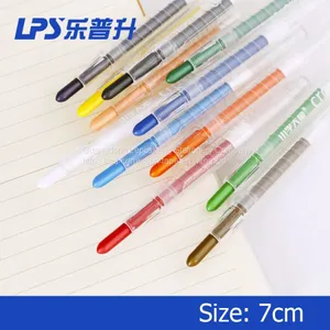 (6 Colors/box) Students Painting Material Jumbo Crayons Watercolor Washable Gouache Painting Water-soluble Crayons thumbnail-1