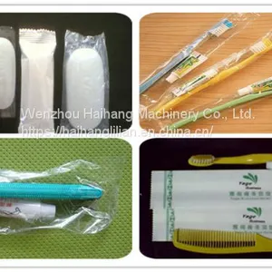 Hot Multi-Function Small Pillow Type Hotel Toothbrush Tooth Paste Comb Packing Machine thumbnail-2