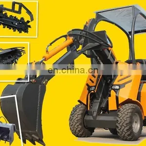 Farm Machinery CE Certification Mini Wheel Tractor Loader thumbnail-4