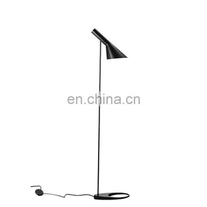 Modern Iron Adjustable Shade Stick Floor Lamp With Reading Light thumbnail-3