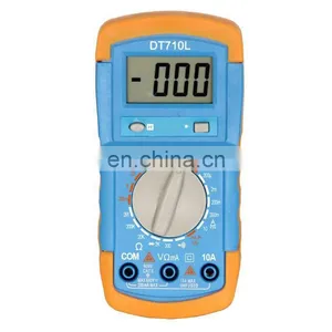 DT710L Small Digital Multimeter With Backlight, Battery Test/Diode Test/Continuity Buzzer/Data Hold Multifunctional Multimeter thumbnail-1