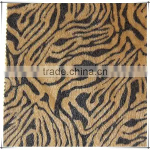 Long Pile Fur Fabric for Hometextile Upholstery Sofa Fabric Tropical Print Upholstery Fabric thumbnail-1