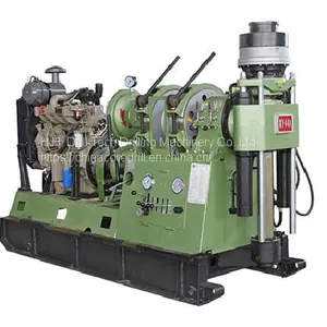 Wireline Diamond Core Drilling Rig HXY-44T Integrated Main Machine With Drill Tower Mast Derick 1000m Drilling Capacity Diesel thumbnail-2