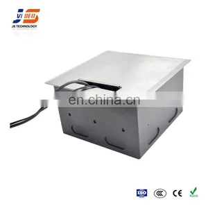 JS-DC400 Beijing Multiple Flip up Mounted Power Floor Electrical Socket Outlet Box thumbnail-3