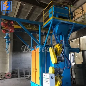 Wheel Hub Surface Cleaning Hook Shot Blasting Machine thumbnail-5