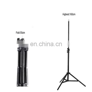 1.8m Camera Professional Tripod Stand Aluminum Travel Tripod Phone Tripod for Live Streaming Vlogging thumbnail-4