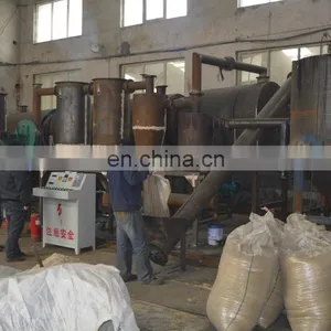Sale Horizontal Rotary Smokeless Wood Sawdust Biomass Charcoal Coal Air Flow Continuous Carbonization Furnace thumbnail-5