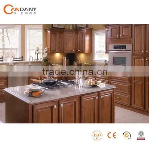 Luxury Classic Modular Solid Wood Kitchen Cabinet Designs thumbnail-1