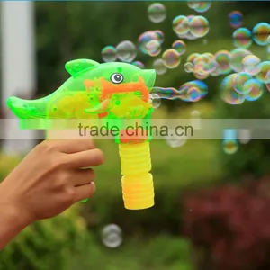 Amazing Transparent Plastic Bubble Blower Gun -cartoon Dolphin Bubble Gun thumbnail-1