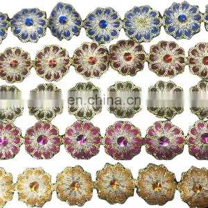 Custom OEM Sequins Color Clothing Lace African Ethnic Lace Wholesale thumbnail-4