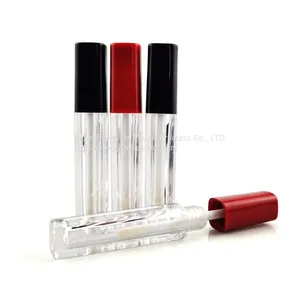 Cosmetic Packaging Empty Vendors Matte Lipgloss Containers White Pink Lipgloss Tubes Custom Logo thumbnail-3