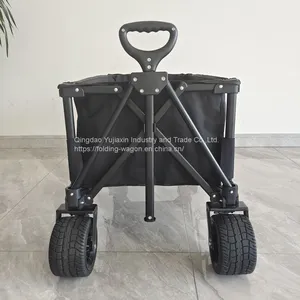 Hot Sale Folding Wagon Utility Beach Cart Outdoor Camping Wagon Collapsible Hand Trolley thumbnail-3