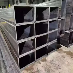 Customized Gas And Oil Api5l Grb Seamless Black Steel Pipe Precision Square Seamless Steel Pipes With Q235 Q345 Steel thumbnail-3