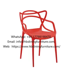 One-piece All-plastic Cat Ear Chair thumbnail-1