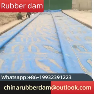 Inflatable Flood Control Dam, Divided by Water, Flood and Gas, Shield Dam Construction, Overall Slope Rubber Dam thumbnail-3
