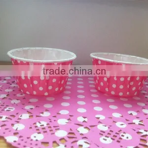 Polka Dot Water Oil Resistant Paper Tart Cake Tartlet Muffin Baking Cup thumbnail-5