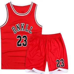 Youth Basketball Sports Jerseys 23# for Boys Girls Basketball Jersey 2Piece Set thumbnail-1