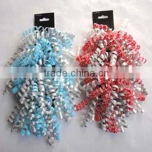 Fashionable Decorations and Christmas Poly Packing Curly Ribbon Bow/PP Ribbon Gift Wrap Pull Bows thumbnail-1