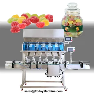 Automatic Weigher Filling Machine Lines for Granule Salt Rice Bean Sugar Popcorn Nuts thumbnail-3
