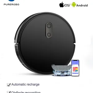 PUREROBO S1-Robot Vacuum Cleaner With APP & Remote Control 3 In 1 Wet Dry Mopping & Sweeping & Vacuum Dust 4 Cleaning Modes Real-time Mapping thumbnail-1